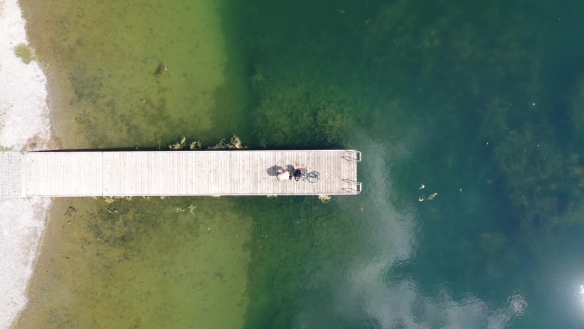 Biking and Nature from above