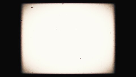 Vintage horror looping film strip melting background. 4K Reel Clutter, Old Tv and film grain noise. Videotape with scratches and stains. Camera roll with Distortion, Dirt and Scratches animation.