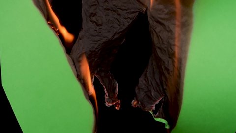 Green screen burning Black behind background Perfect for a nice organic transition SFX special effect easy matte. Excellent way to make a nice, unique, organic transition. Easy to make matte.