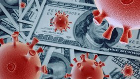  3D coronavirus cells rotates on a background of dollars.
The coronavirus impact on the global economy and markets.
COVID-19 concept. - Powered by Shutterstock - Get 15% off with code: PIKWIZARD15