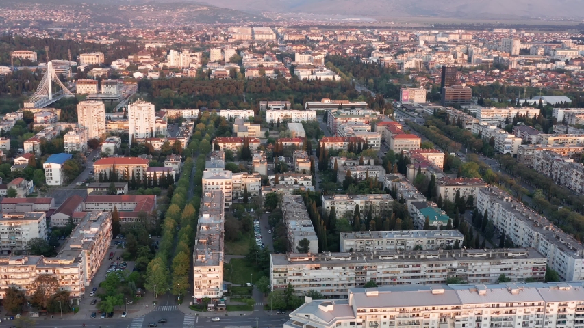 Podgorica panoramic landscape in Montenegro image - Free stock photo ...