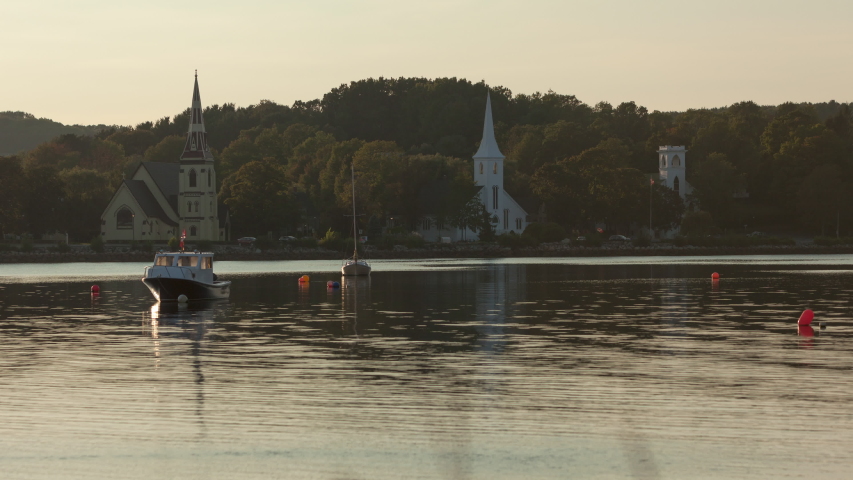 Mahone Bay, NS, Canada Sunset (TIME-LAPSE)