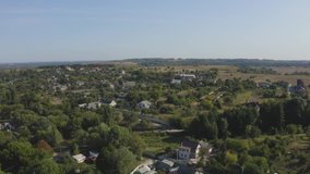 Amazing aerial view of Kiev. Amazing aerial view of Kiev. You can see Kiev forest, kiev village and nature in this video.