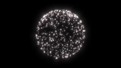 Abstract Sphere With Fractal Particles Clip/
4k animation of a glowing sphere with fractal cloudlets particles motion with velocity