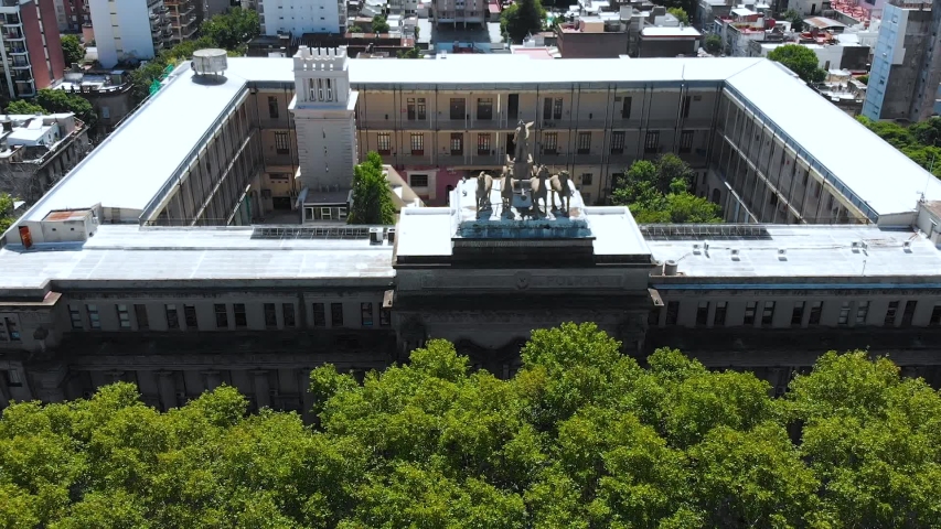 Government Headquarters (Rosario, Santa Fe, Argentina) aerial view