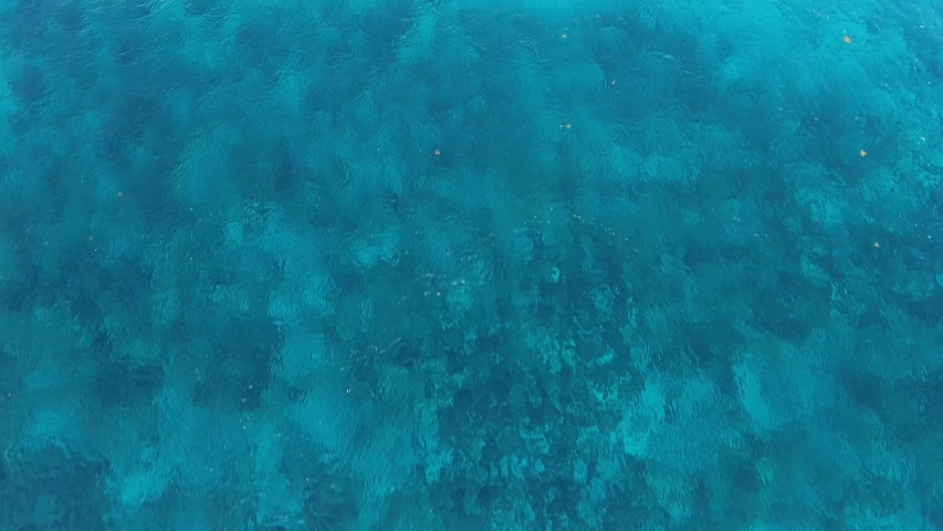 Clear water and multicolor sea at caribbean infinity turquoise and esmerald colours