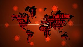Map Covid-19 Text Pandemic Coronavirus - Powered by Shutterstock - Get 15% off with code: PIKWIZARD15