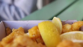 London, UK / England - August 24, 2019: Fish & Chips one of the typical London food. - Powered by Shutterstock - Get 15% off with code: PIKWIZARD15