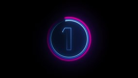 Neon Number Count from 1 to 10. Playlist Number count from 1 to 10. Neon Counting 10 Seconds.
