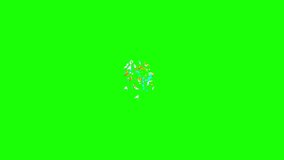 SUMMER WILDLIFE animal flying on Green screen Slow motion shot of butterly flying on green screen with white alpha mask.  Butterflies flying on camera perfect for summer background. 4k seamless loop