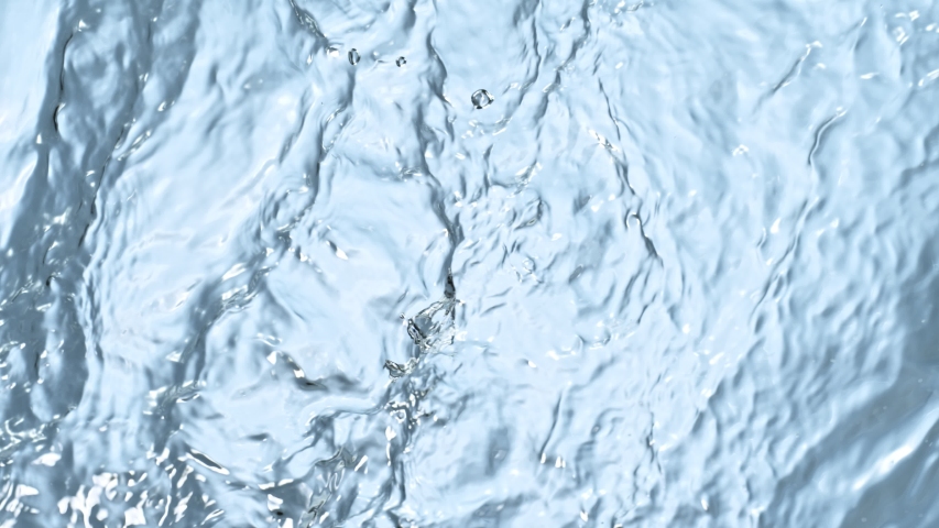 Super Slow Motion Abstract Shot of Rippling Blue Water Background at 1000fps. | Shutterstock HD Video #1052928752