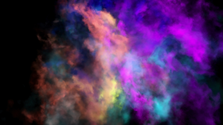 colorful cloud particles seamless loop 4k Stock Footage Video (100% ...