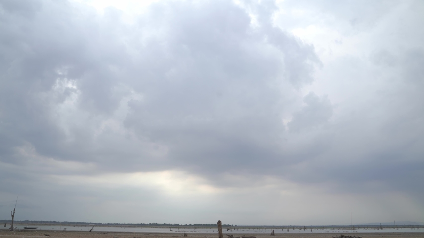 sky Storm Clouds timelaps 4k