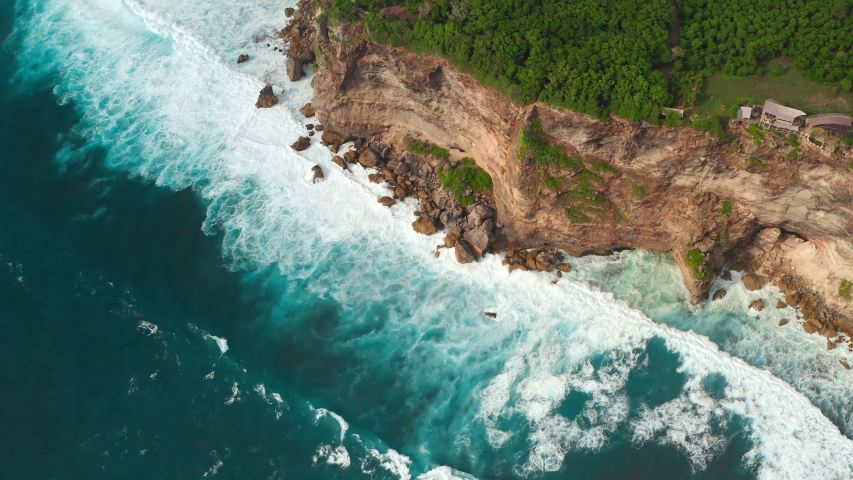 Tropical Resort landscape from birds-eye view image - Free stock photo ...