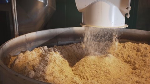 Industrial production of Pellet-Finely chopped granules pellet