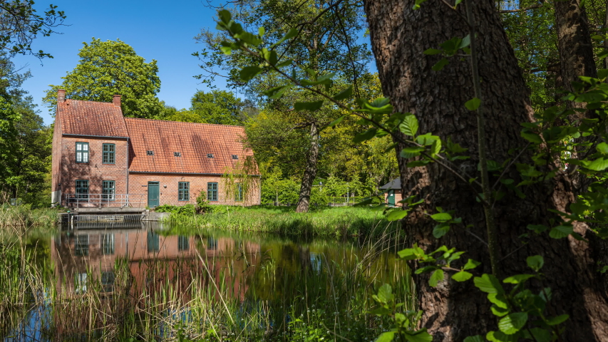 Time Lapse of an old watermill in Denmark.