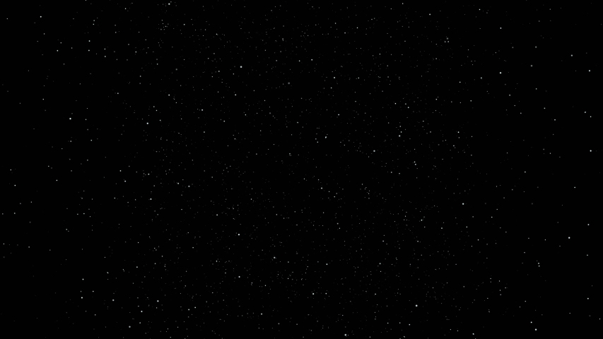 Timelapse of Moving Stars of a Trail in the Night Sky. Milky Way Galaxy.