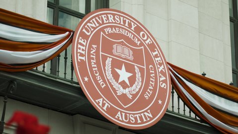 Austin, Texas - May 23, 2020: The University of Texas at Austin academic seal