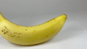 banana, close up food video