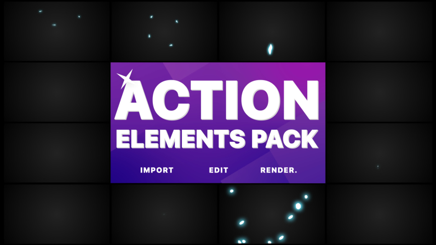 Action Elements Glow And Transitions is a powerful Motion Graphics Pack. Includes versions with glow and without glow effects. Just drop it into your project. More elements in our portfolio. Royalty-Free Stock Footage #1053158294