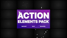 Action Elements Glow And Transitions is a powerful Motion Graphics Pack. Alpha channel included. Just drop it into your project. More elements in our portfolio.