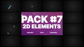 Flash FX Elements And Transition is a great Motion Graphics Pack. Alpha channel included. Includes versions with glow and without glow effects. Easy to customize with your favorite software.