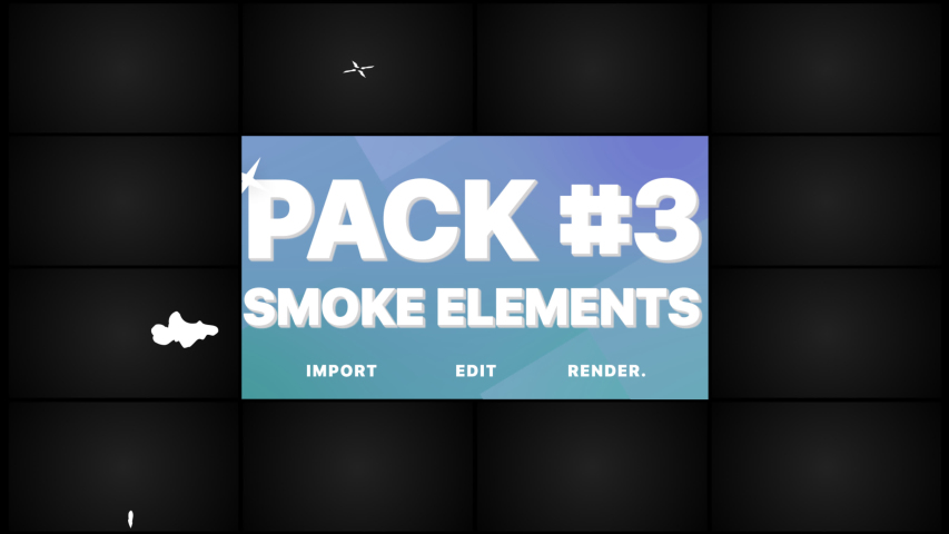 Smoke Elements And Transitions is a cool animated Motion Graphics Pack. Just drop it into your project. Alpha channel included. Easy to customize with your favorite software. Royalty-Free Stock Footage #1053158321