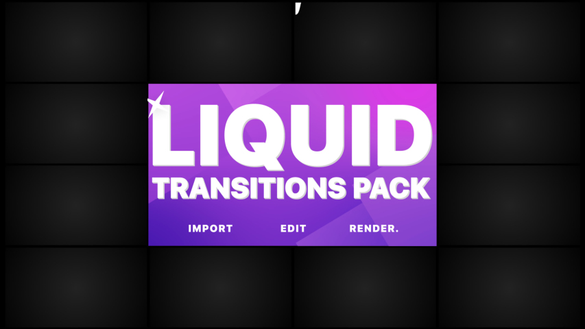 Liquid Motion Transitions is a neat Motion Graphics Pack. Just drop it into your project. Alpha channel included. Easy to customize with your favorite software. More elements in our portfolio. Royalty-Free Stock Footage #1053158345
