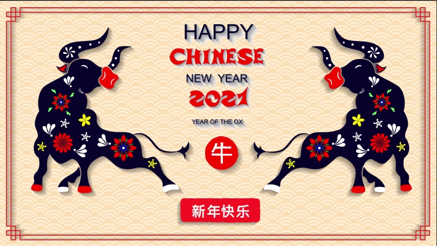 Chinese New Year 2021 Year Stock Footage Video (100% Royalty-free