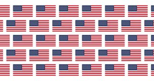 USA Flag Video Loop Background