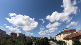 4k istanbul sky and clouds time lapse