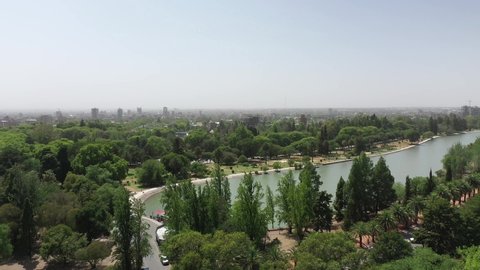 The General San Martín Park is the oldest and main park in Mendoza. The park covers 307 hectares and 86 hectares in expansion with 17 km of travel. It is located in the city of Mendoza, the most impor
