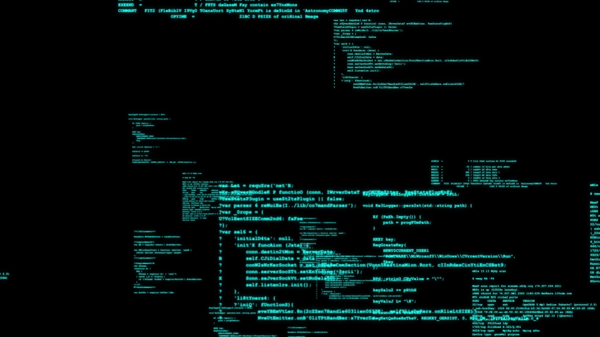 Screens of programming. Programming language. System engineering. | Shutterstock HD Video #1053217817