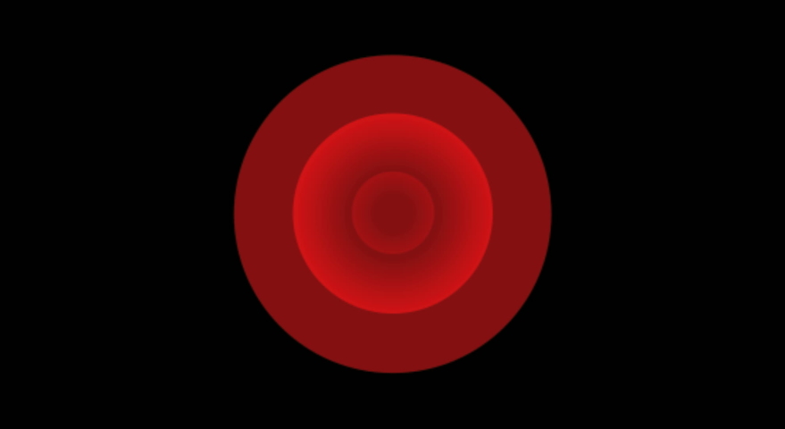 Red color signal wave effect animation on black background  | Shutterstock HD Video #1053220058