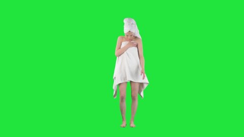 257 Woman showering full body Stock Video Footage - 4K and HD Video