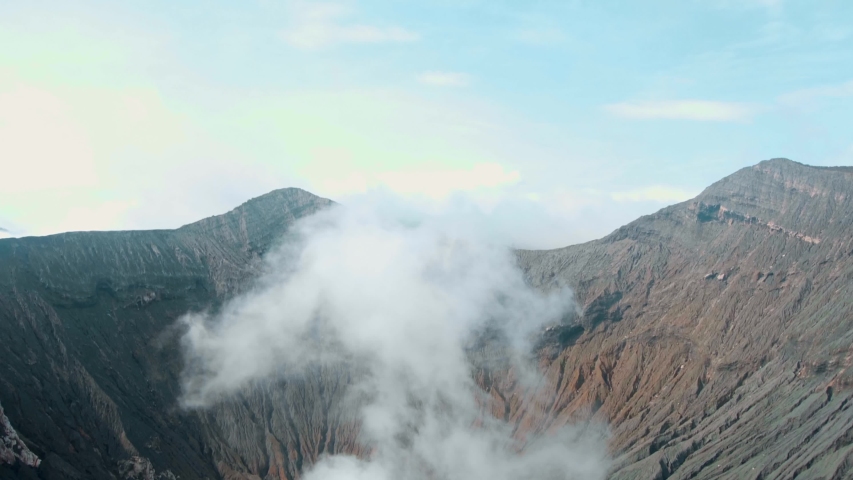 Landscape of Mount Bromo on the Island of Java, Indonesia image - Free ...