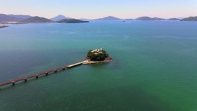 Drone video of a shrine in the sea in Kagawa prefecture, Japan
tsushima shrine