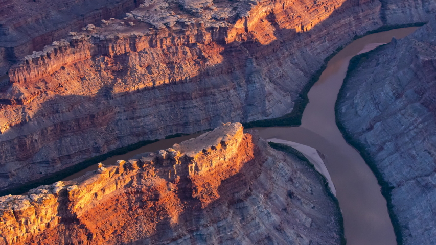 Junction of the Green and Colorado rivers in Canyonlands National Park of Utah state of the United States of America