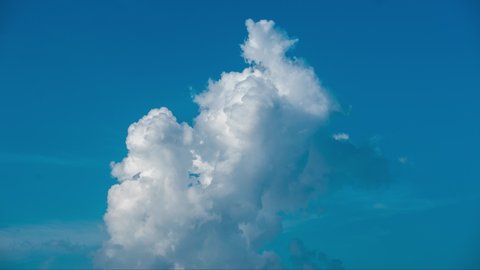 Time lapse 4k, clouds blue sky