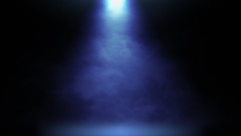 Spot light and smoke animation background