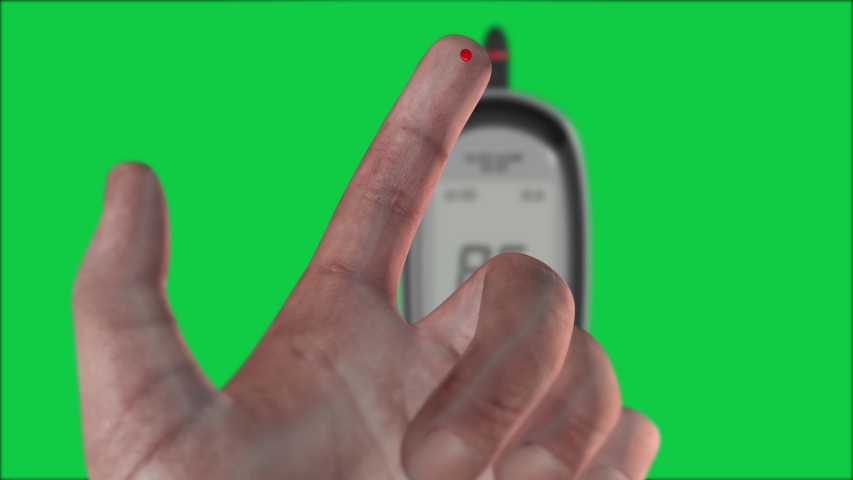 3d Animation Blood Sugar Meter. 스톡 동영상 비디오(100% 로열티 프리) 1053486971 | Shutterstock