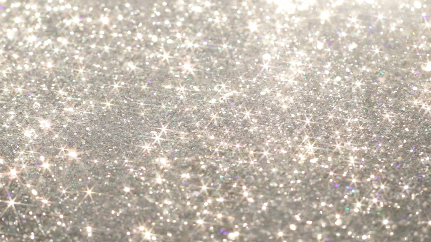 Shiny glitter Star-shaped. Polarization pearl sequins #3 Royalty-Free Stock Footage #1053514064