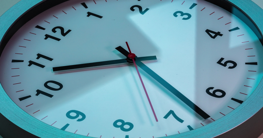 Wall Clock Show The Running Stock Footage 100 Royalty Free 1053518738 Shutterstock - Watch Wall Clock Time
