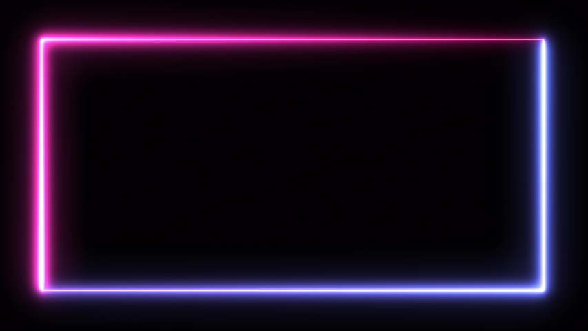 looped neon video frame purple pink Stock Footage Video (100% Royalty ...