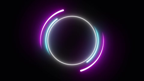 neon glow color moving seamless art loop background abstract motion 