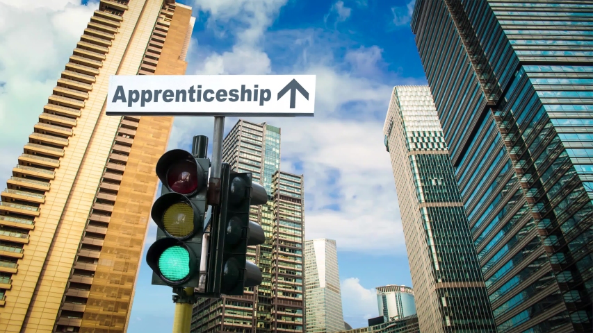 Street Sign the Way to Apprenticeship