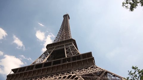 Eiffel Tower in the city of Paris in France