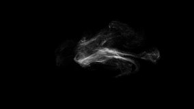 4k dust and smoke over black background, can be used as alpha, ready to use in your compositions - Powered by Shutterstock - Get 15% off with code: PIKWIZARD15