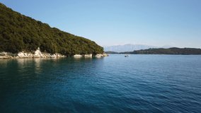 The Ionian sea in around Lefkada Greece