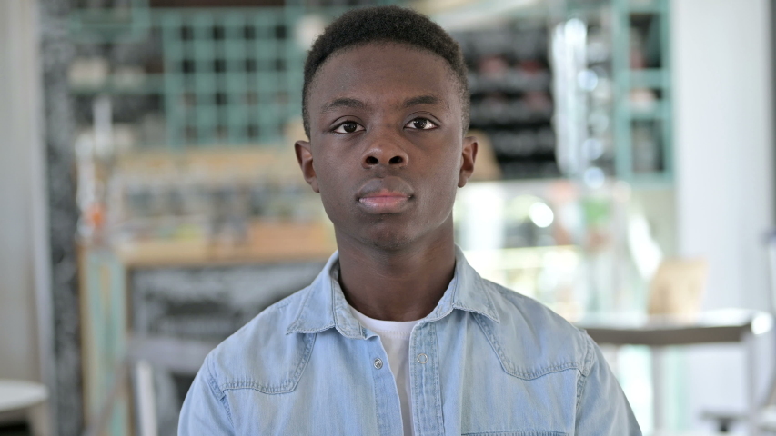 Face Recognition, Access Granted to Young African Man